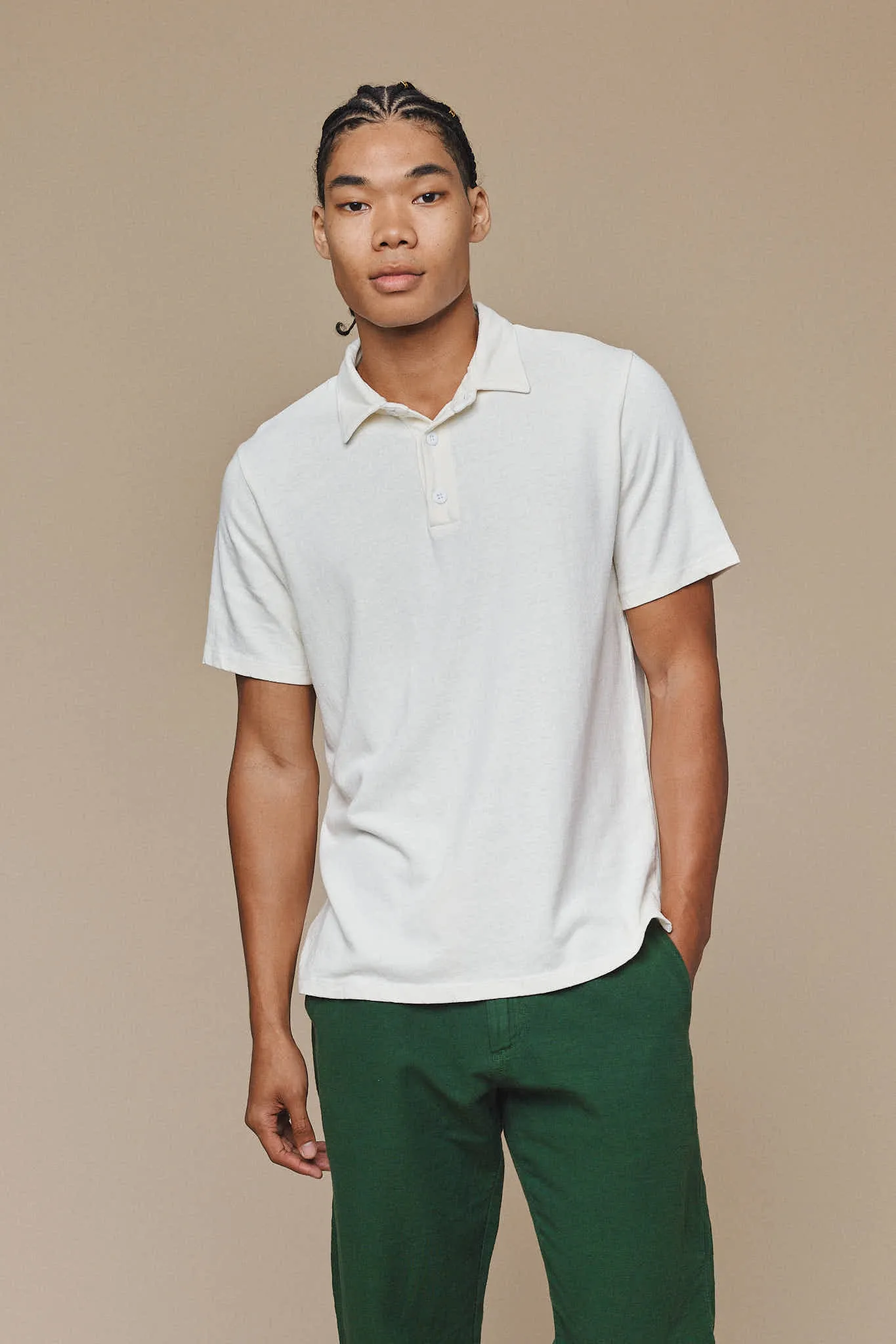 Preston Polo Shirt sold by Jungmaven product image thumbnail 2
