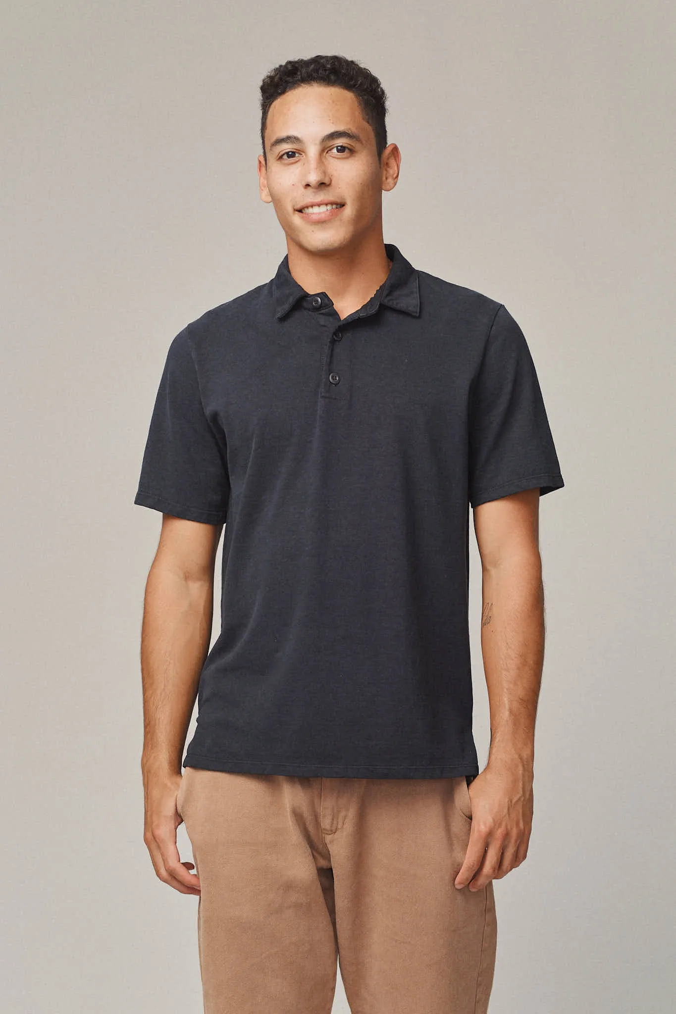 Preston Polo Shirt sold by Jungmaven product image thumbnail 4