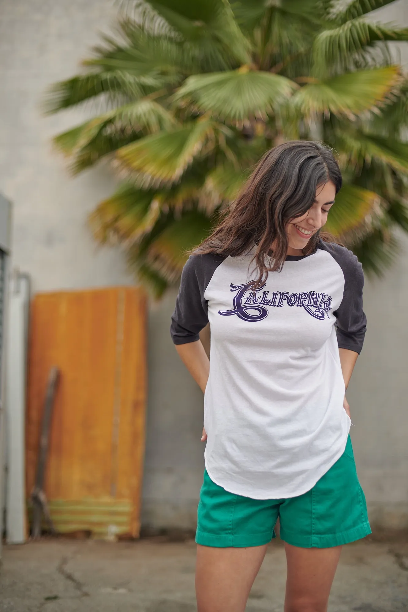 California Stones 3/4 Sleeve Raglan sold by Jungmaven product image thumbnail 2