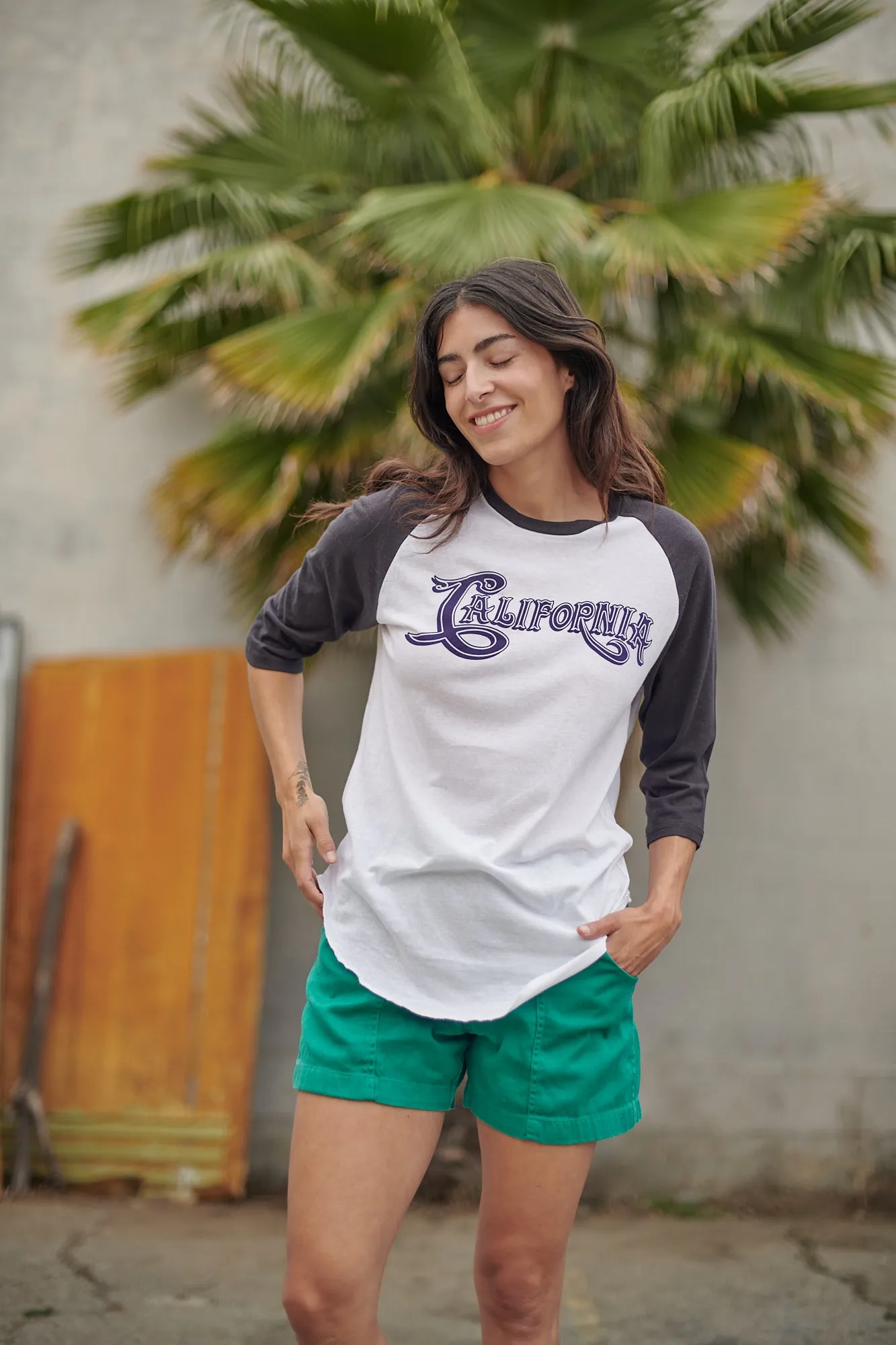 California Stones 3/4 Sleeve Raglan sold by Jungmaven