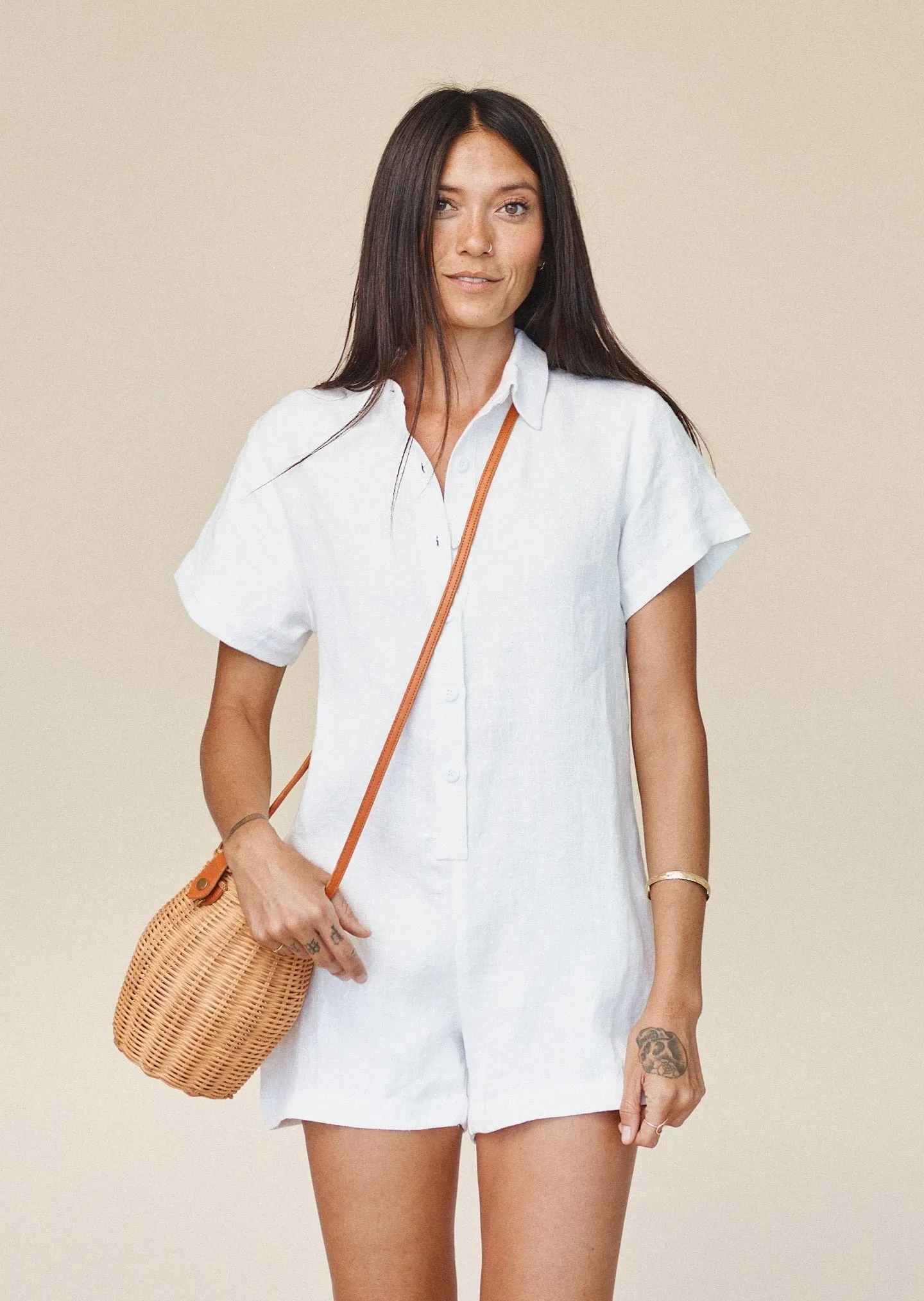 Stillwater Romper Short sold by Jungmaven product image thumbnail 4