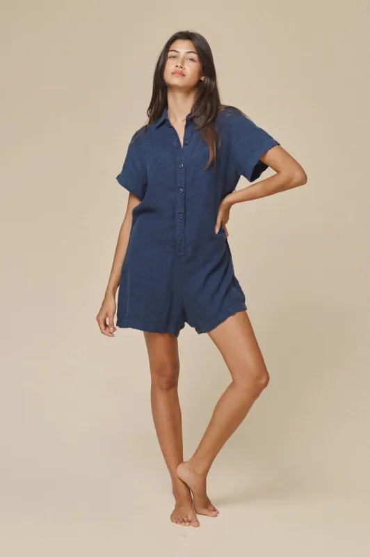 Stillwater Romper Short sold by Jungmaven