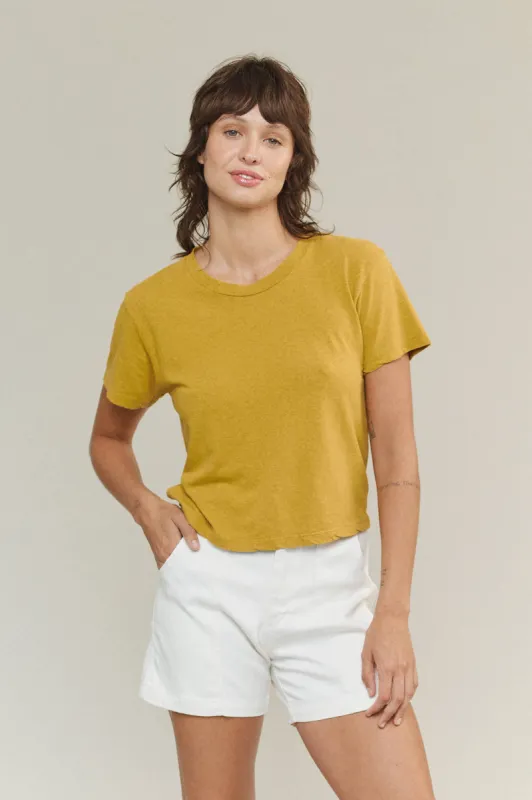 Cropped Lorel Tee sold by Jungmaven