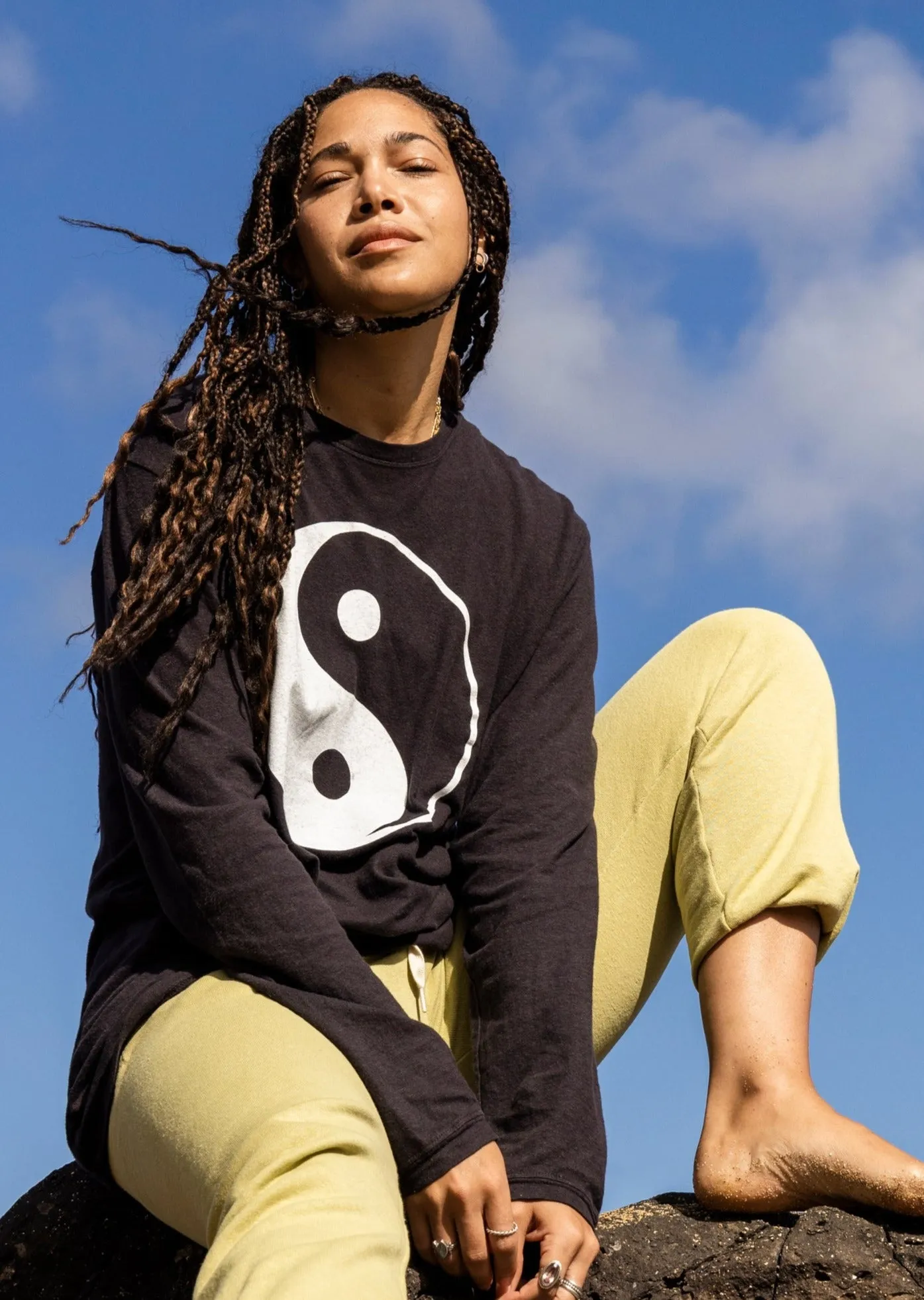 Yin Yang Jung Long Sleeve Tee sold by Jungmaven product image thumbnail 2