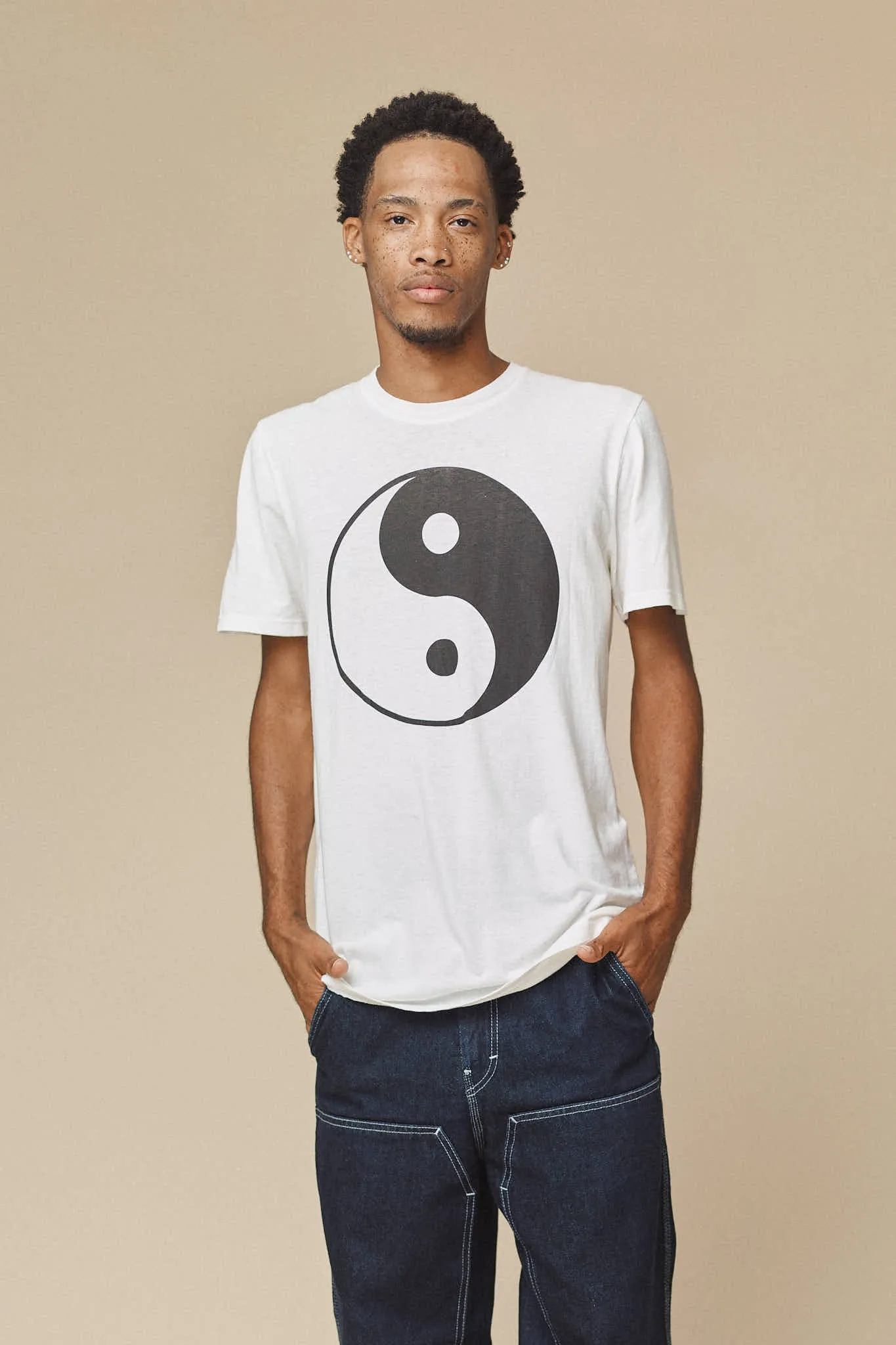 Yin Yang Basic Tee sold by Jungmaven product image thumbnail 2