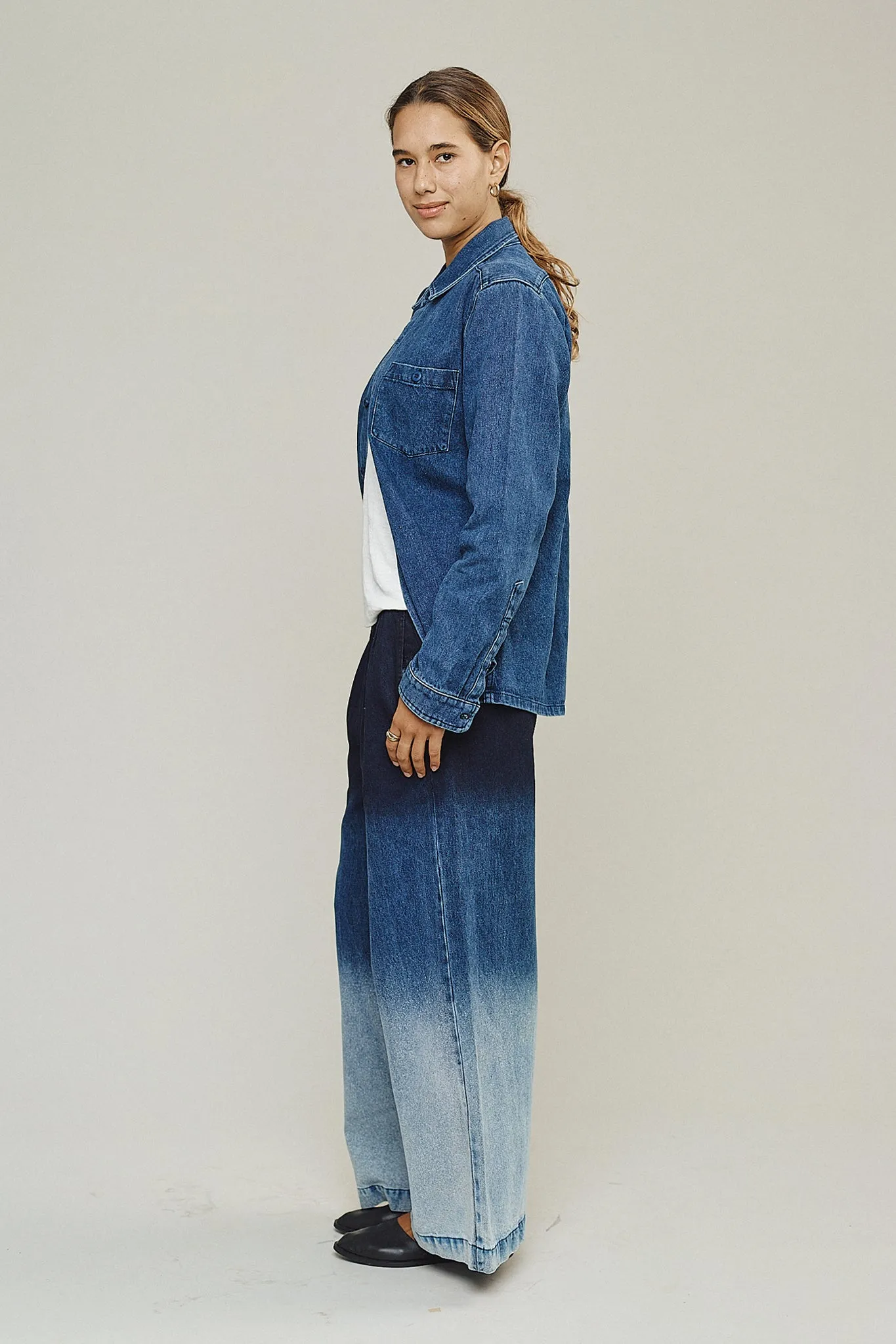 Ombre Disco Denim Pant sold by Jungmaven product image thumbnail 2