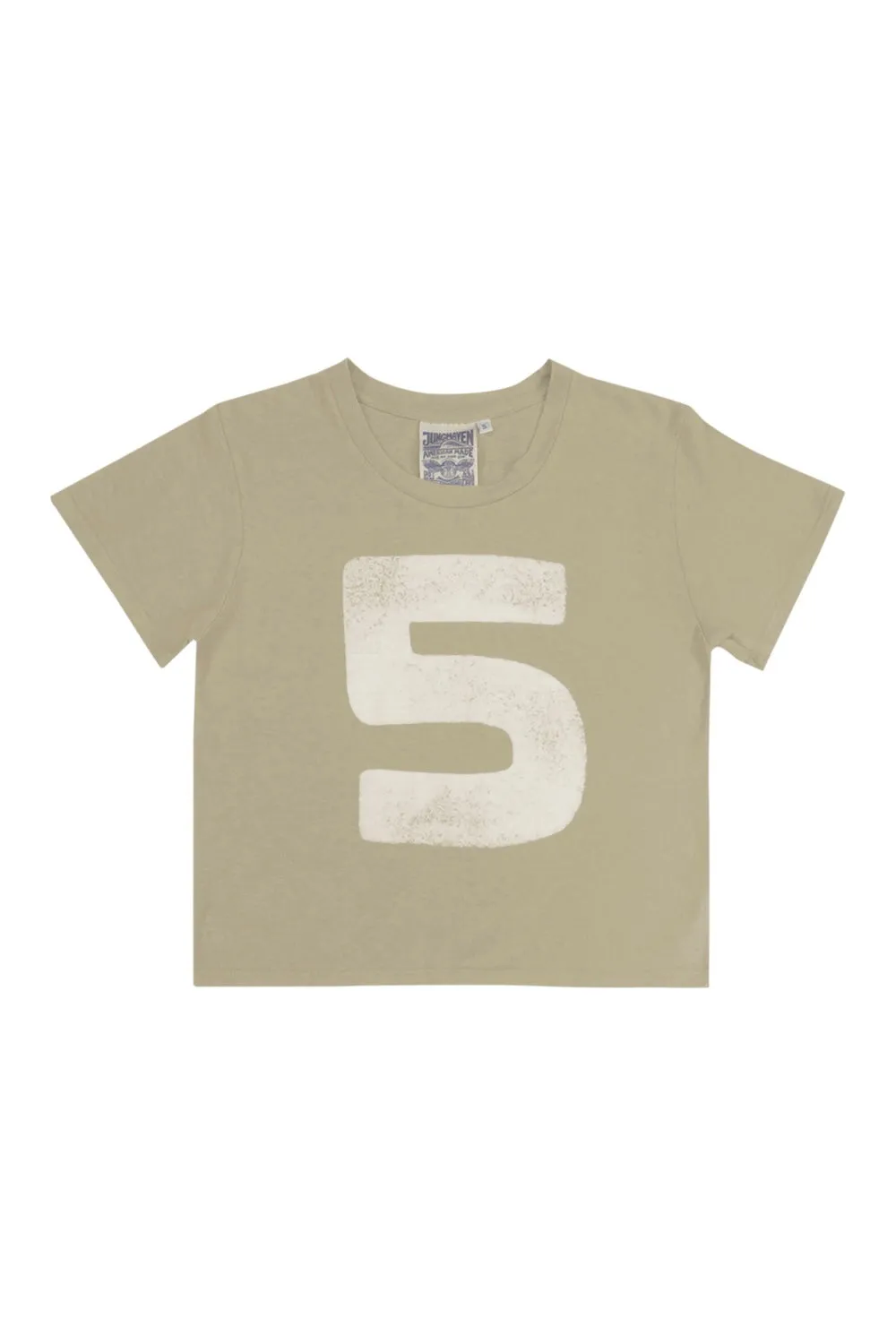 "5" Cropped Lorel Tee sold by Jungmaven product image thumbnail 3