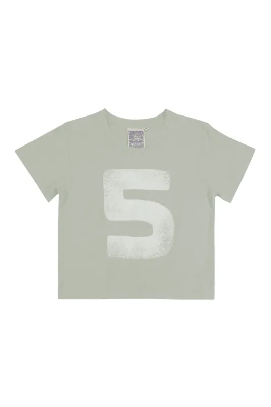 "5" Cropped Lorel Tee sold by Jungmaven