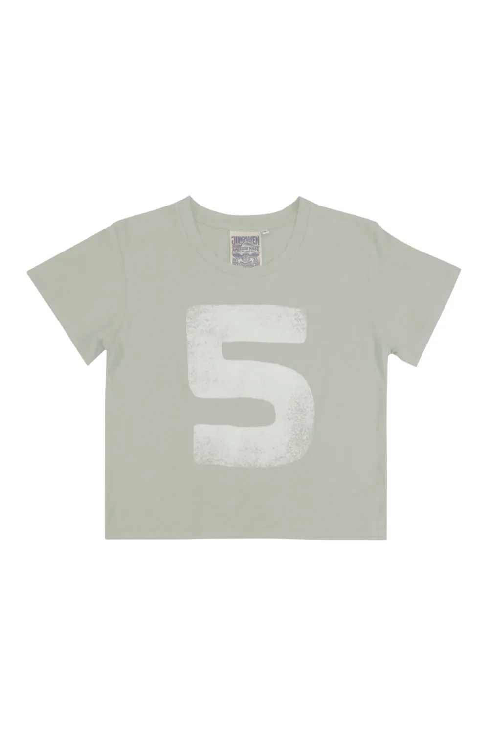 "5" Cropped Lorel Tee sold by Jungmaven