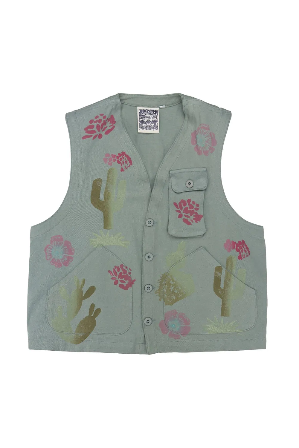 Desert Floral Falcon Vest sold by Jungmaven product image thumbnail 3