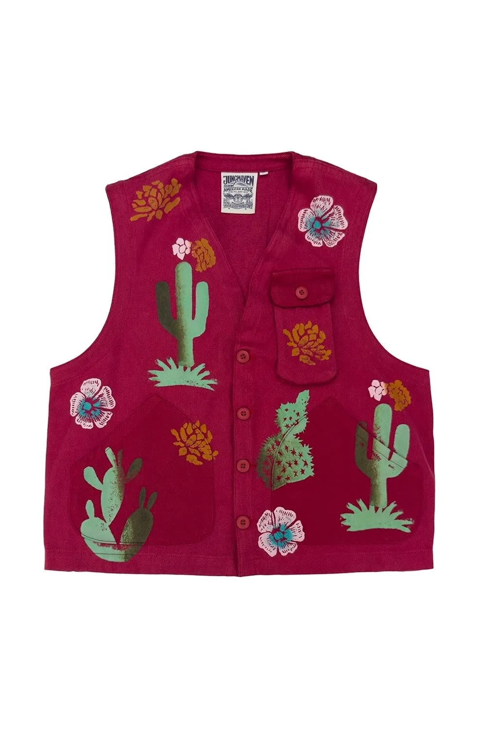 Desert Floral Falcon Vest sold by Jungmaven product image thumbnail 2