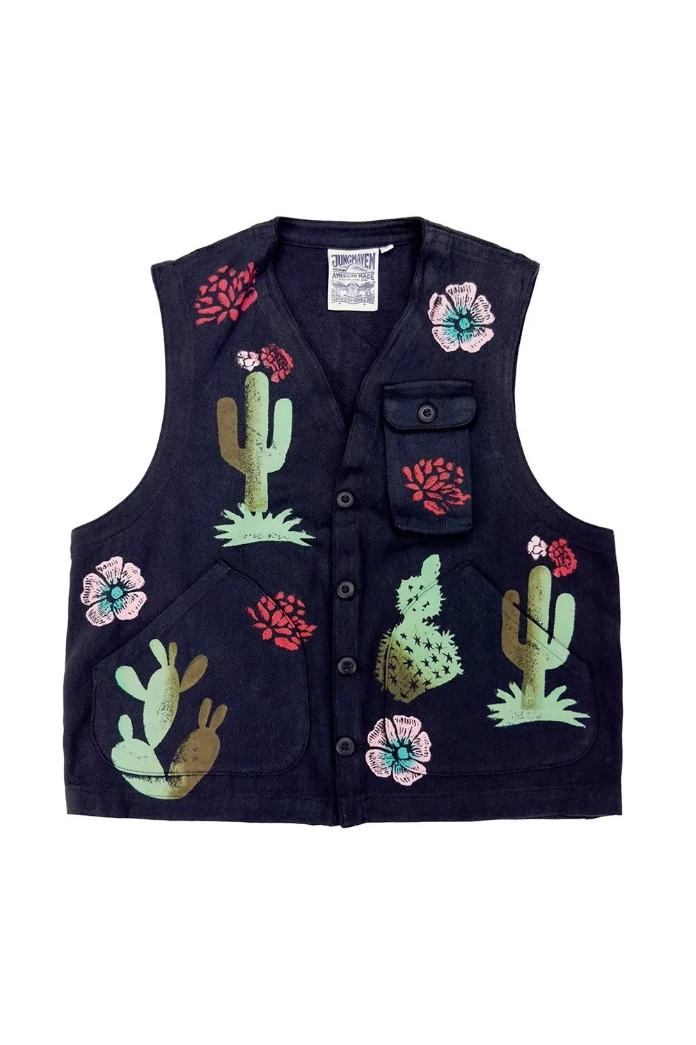 Desert Floral Falcon Vest sold by Jungmaven