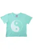 Yin Yang Cropped Lorel Tee sold by Jungmaven