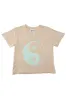 Yin Yang Cropped Lorel Tee sold by Jungmaven