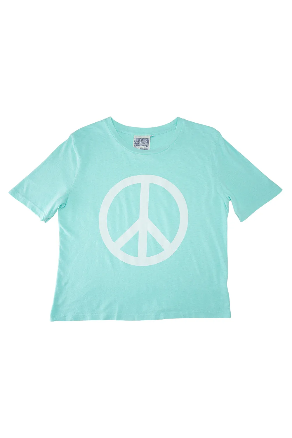 Peace Silverlake Cropped Tee sold by Jungmaven