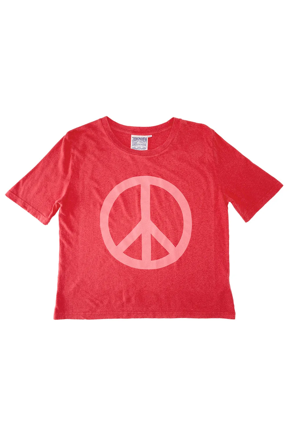 Peace Silverlake Cropped Tee sold by Jungmaven product image thumbnail 2