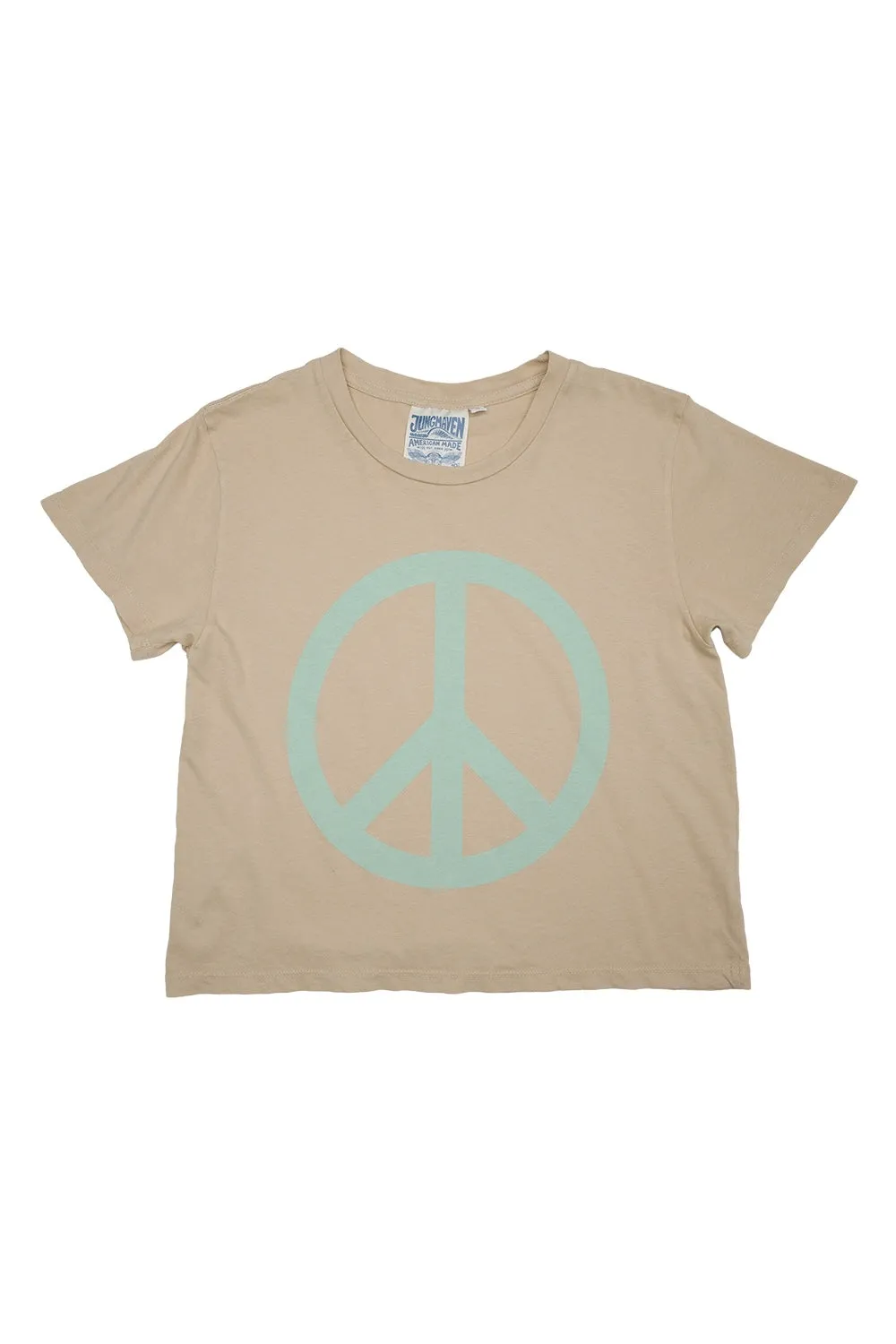 Peace Cropped Ojai Tee sold by Jungmaven