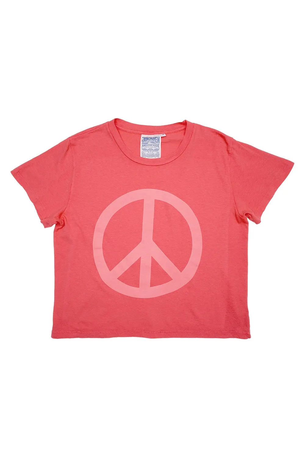 Peace Cropped Ojai Tee sold by Jungmaven product image thumbnail 2