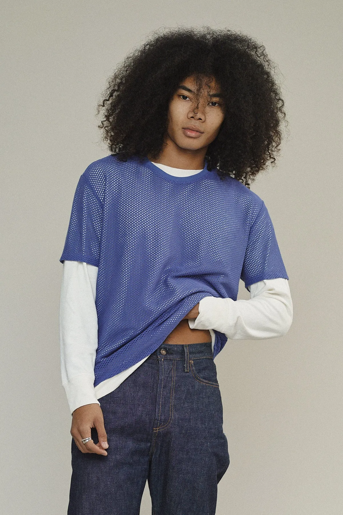 Highline Mesh Tee sold by Jungmaven product image thumbnail 2