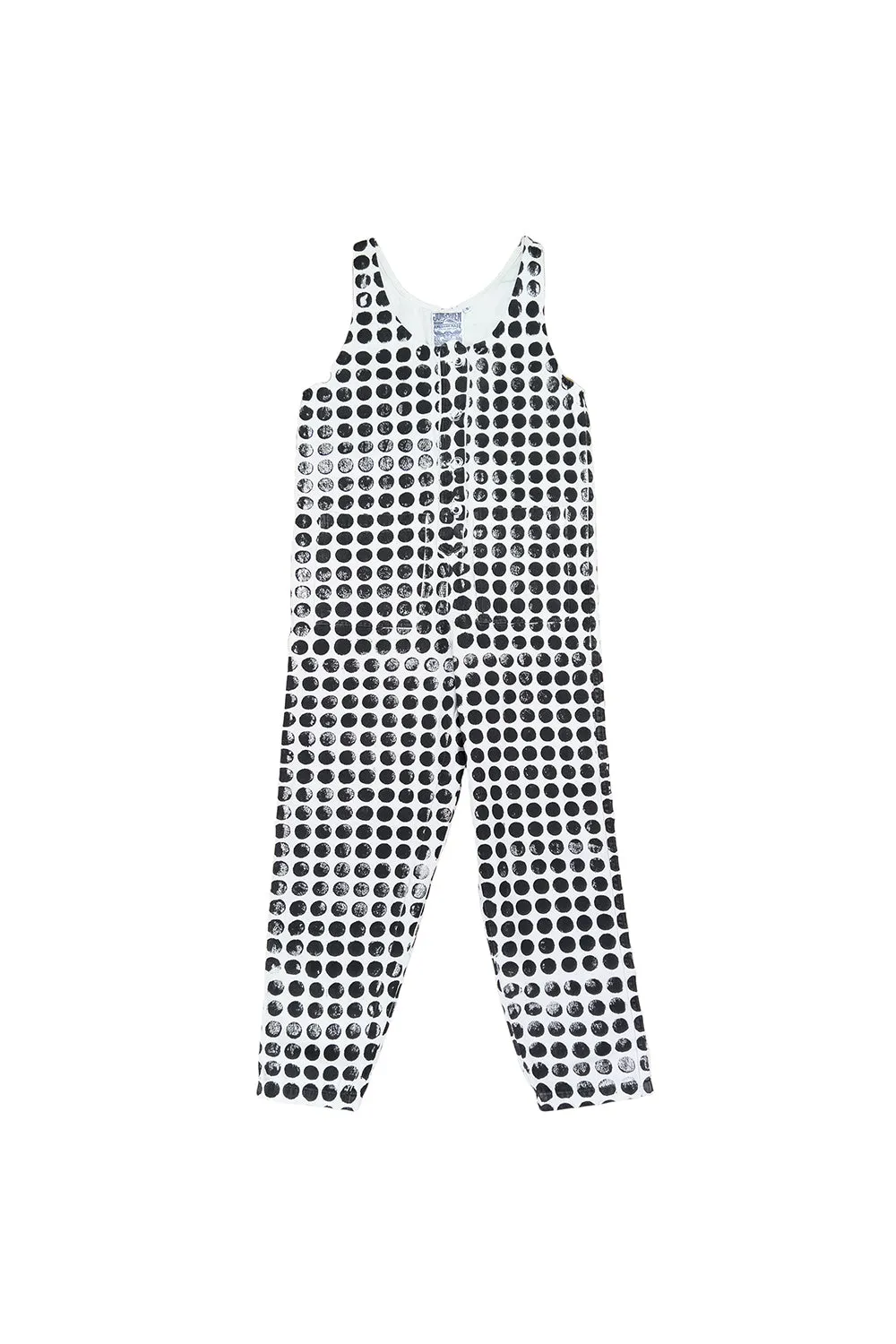 Polka Dot Button Front Jumper sold by Jungmaven product image thumbnail 4