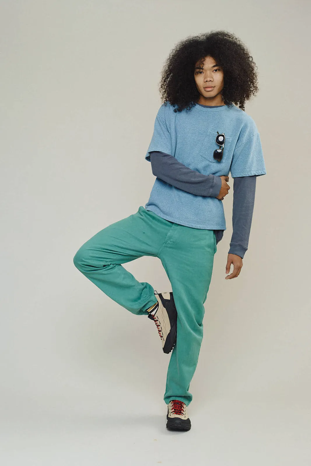 Heathered Baseline Pocket Fleece sold by Jungmaven product image thumbnail 3