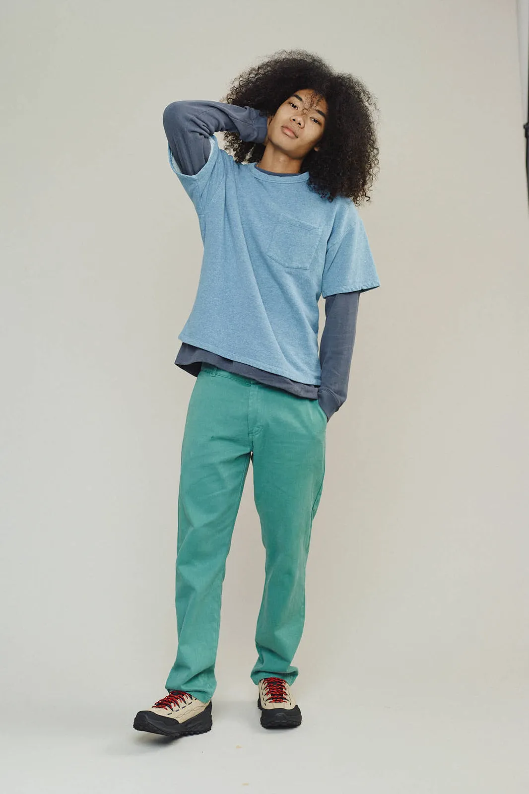 Heathered Baseline Pocket Fleece sold by Jungmaven product image thumbnail 2