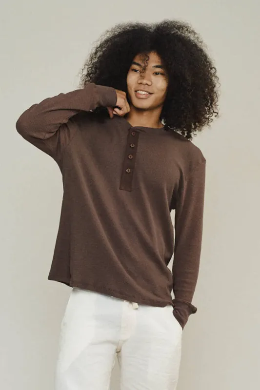 Owl Henley Tee sold by Jungmaven