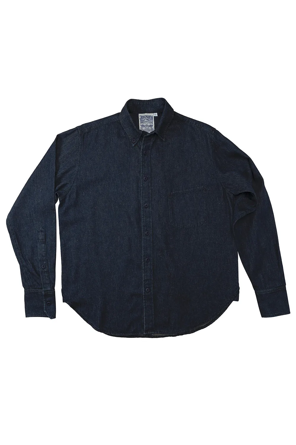 Denim Catalina Button Down Shirt sold by Jungmaven