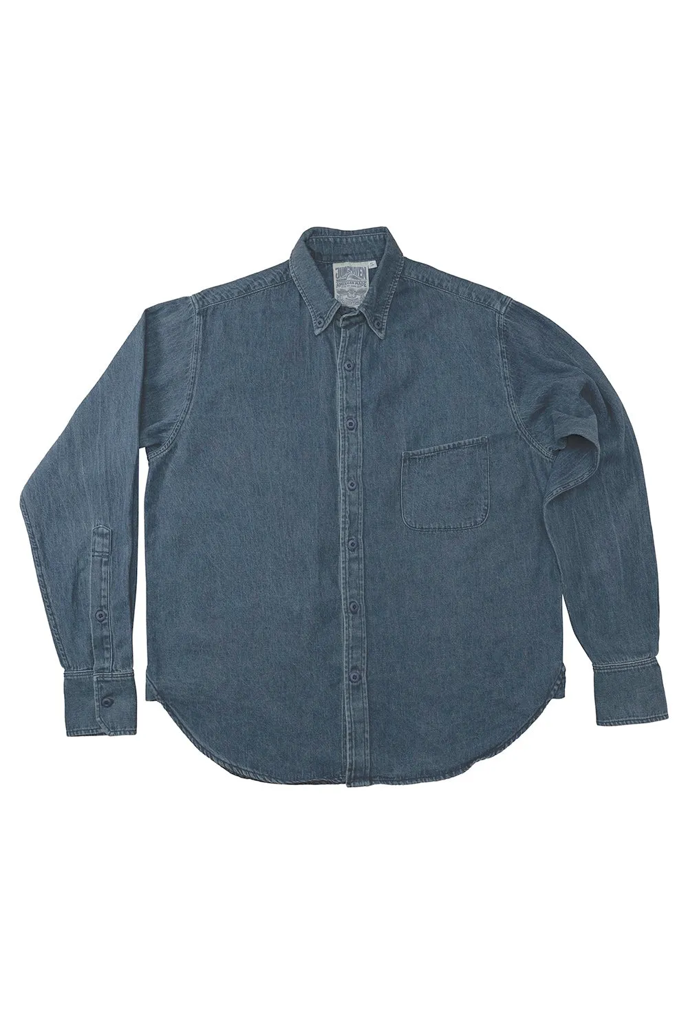 Denim Catalina Button Down Shirt sold by Jungmaven product image thumbnail 2