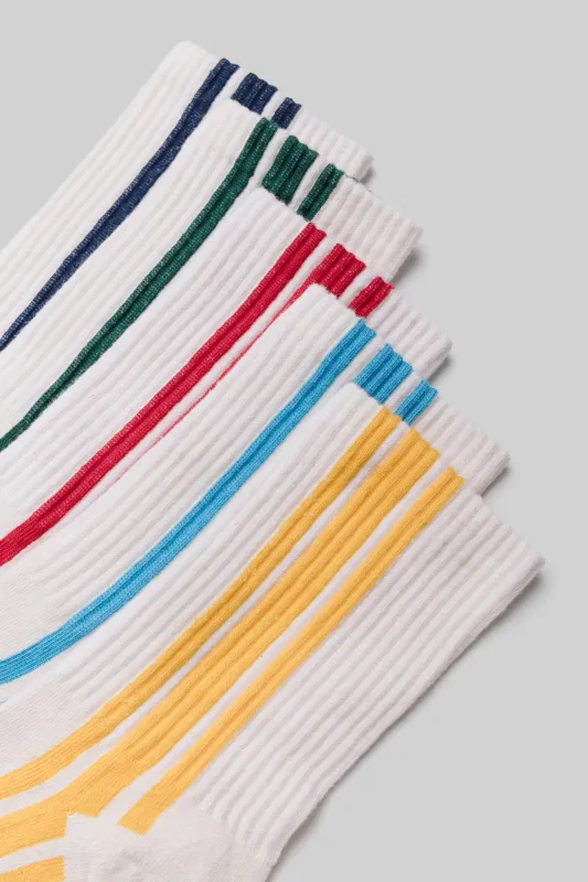 Vertical Stripe Socks by American Trench | USA Made made by Jungmaven