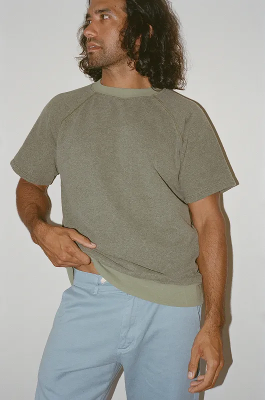 Heathered Magnuson Short Sleeve Raglan sold by Jungmaven