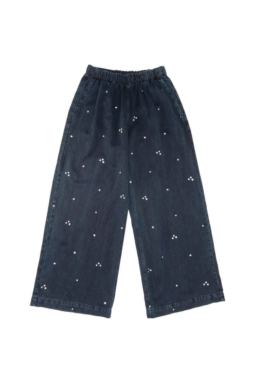 Gold Flake Denim Disco Pant sold by Jungmaven