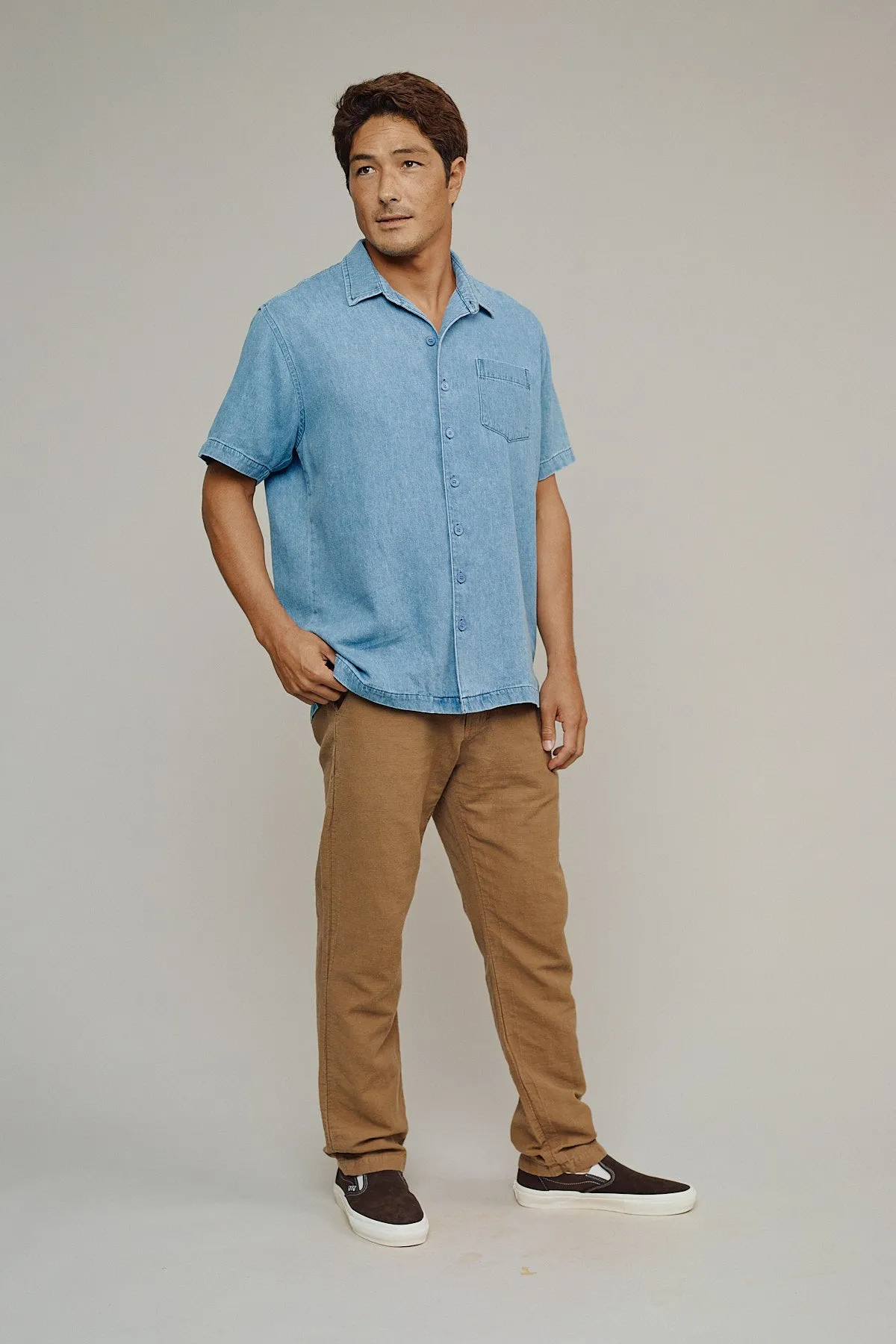 Denim Padaro Shirt sold by Jungmaven product image thumbnail 4