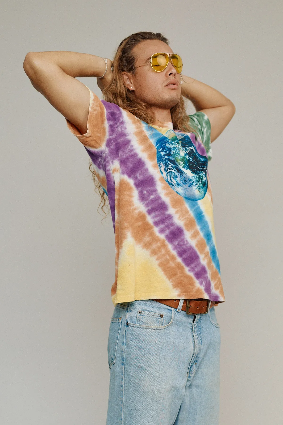 Earth Tie Dyed Jung Tee sold by Jungmaven product image thumbnail 3