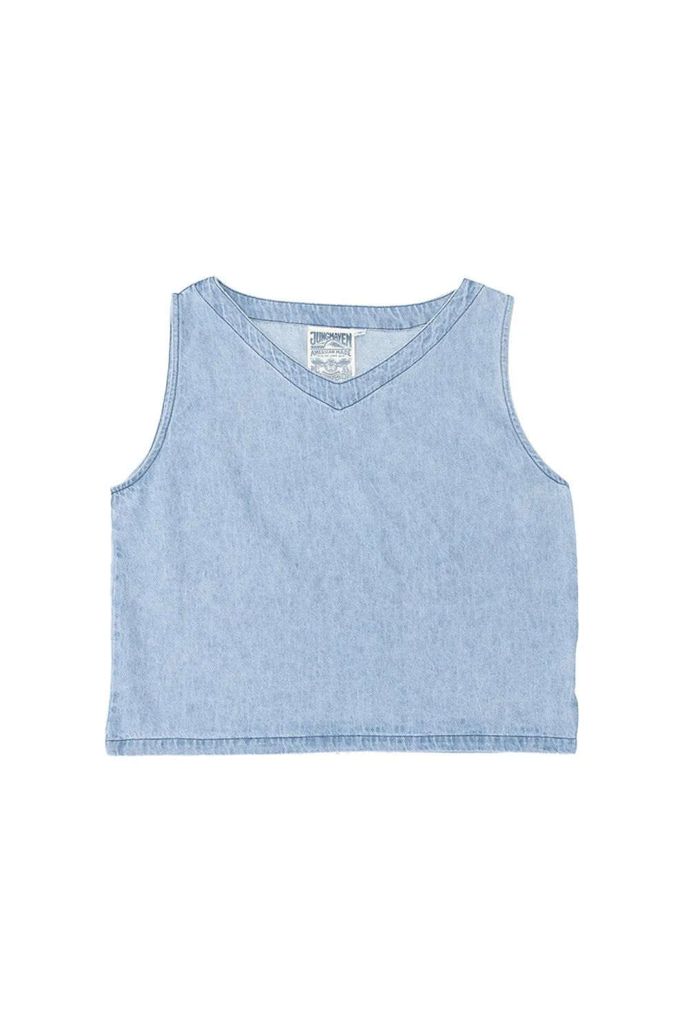 Teton Summer Denim Tank sold by Jungmaven product image thumbnail 5