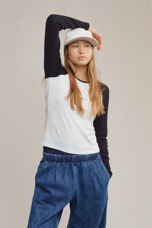 Juniper Long Sleeve Baseball Tee made by Jungmaven