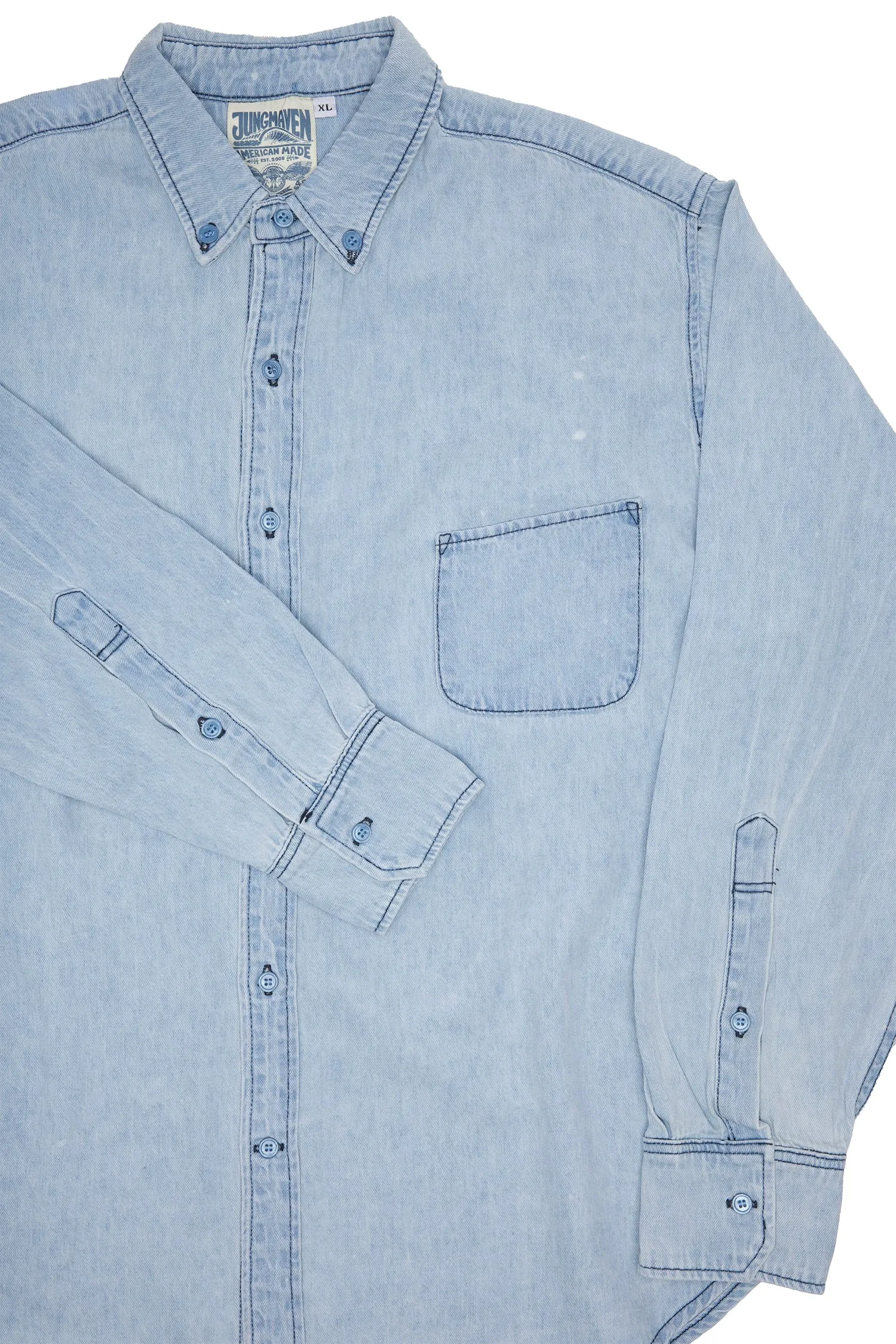 Vintage Denim Catalina Button Down Shirt sold by Jungmaven product image thumbnail 3