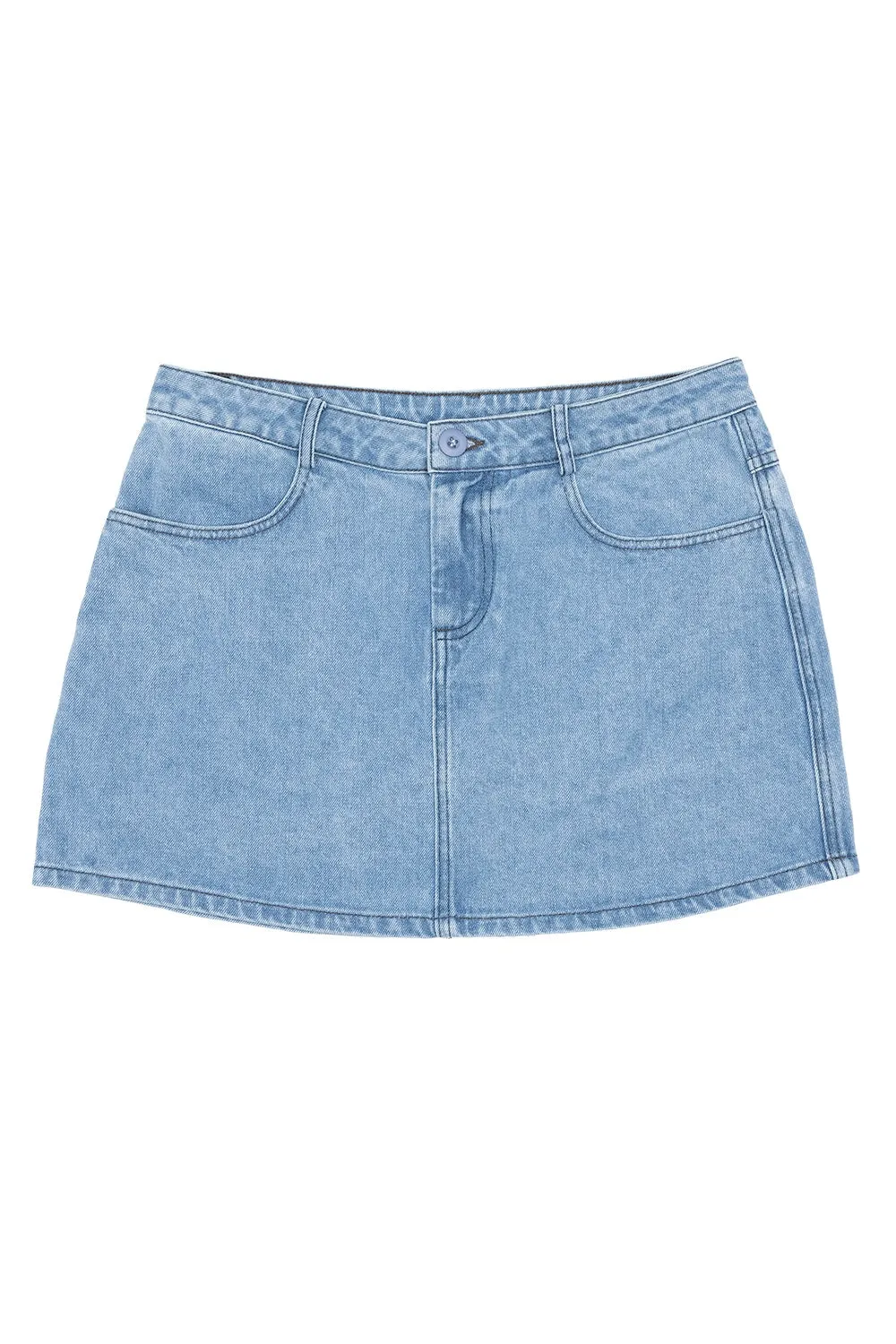 Atlas Denim Mini Skirt sold by Jungmaven product image thumbnail 5