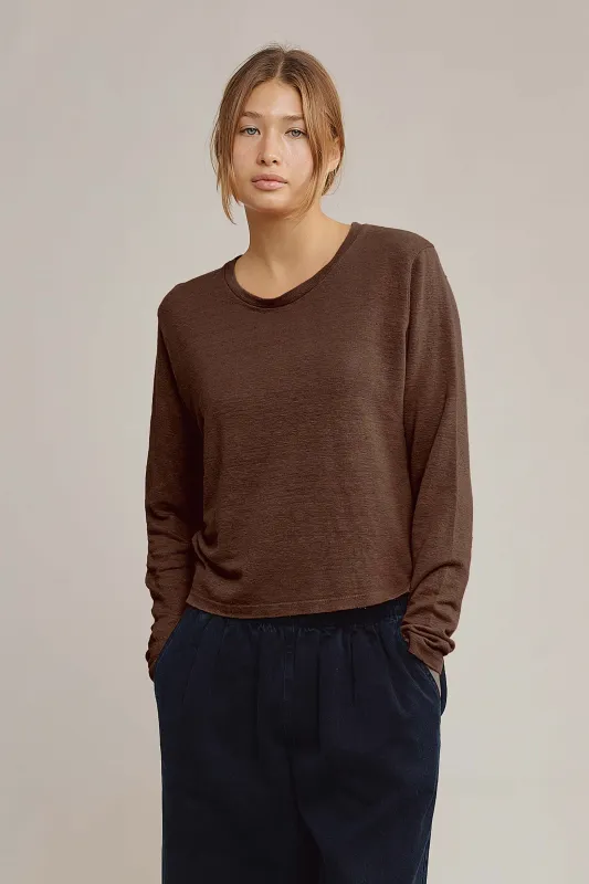 Cropped Bishop Long Sleeve Tee made by Jungmaven