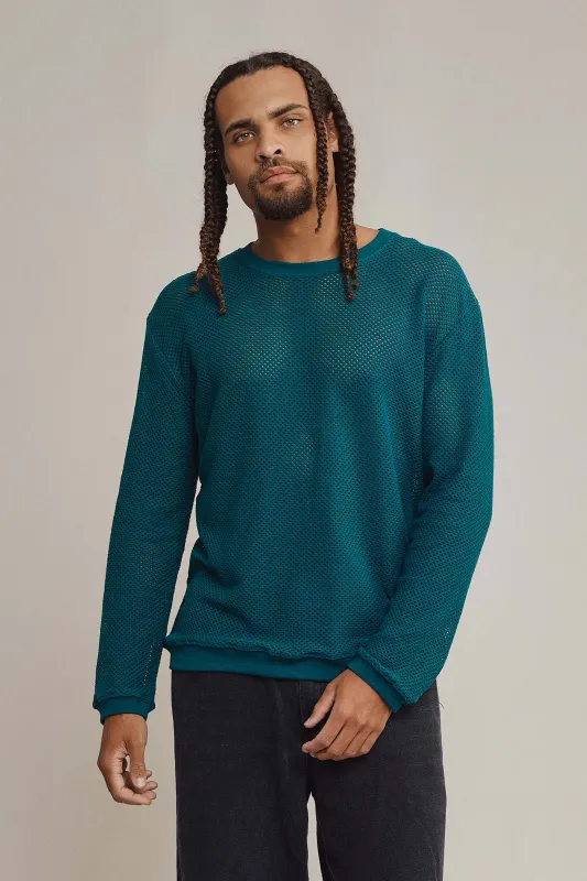 Incline Mesh Long Sleeve Tee made by Jungmaven