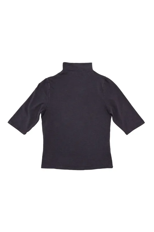 Loden Mock Neck Tee made by Jungmaven