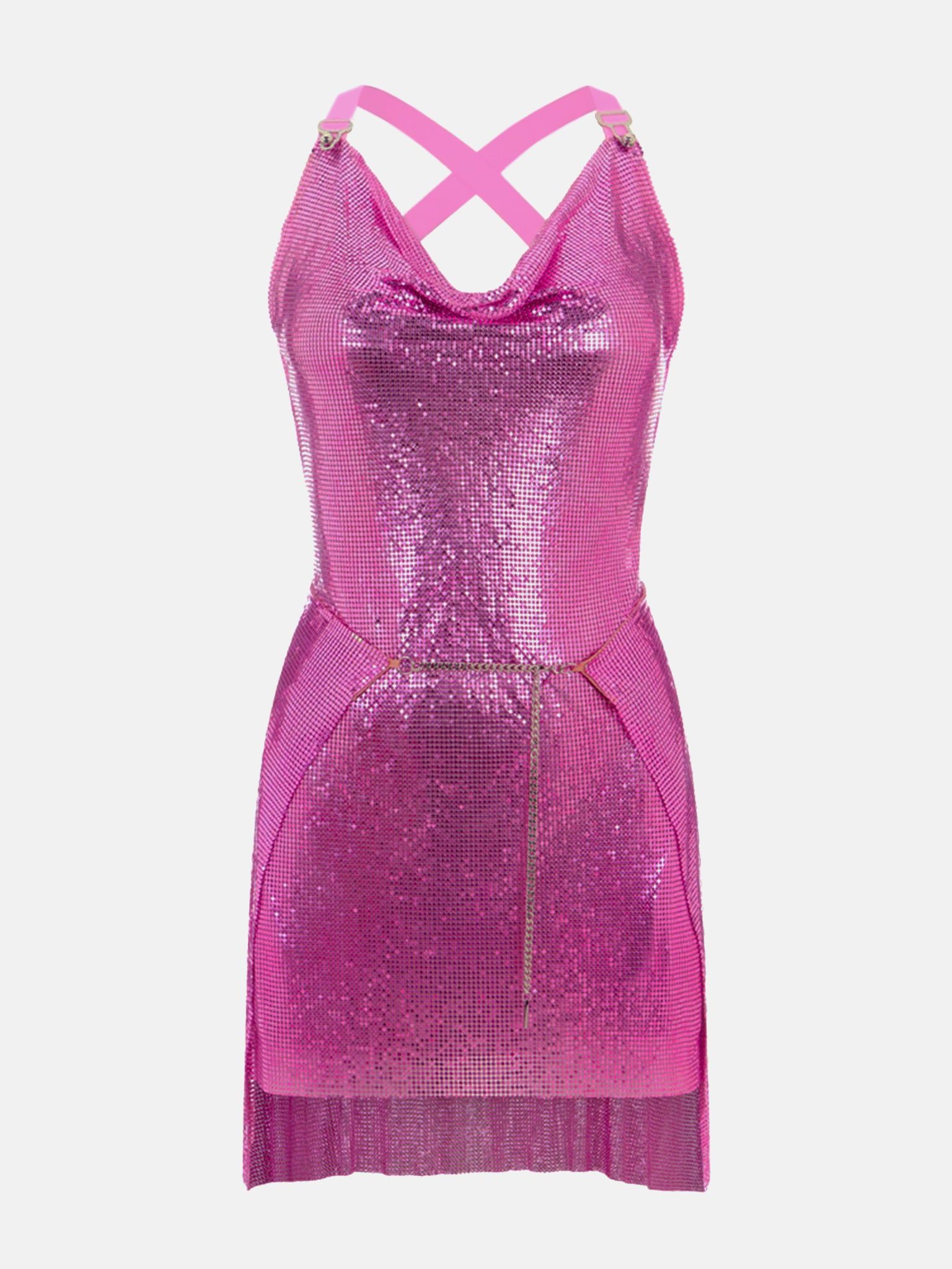 Adrianne Dress in Bubblegum sold by Poster Girl