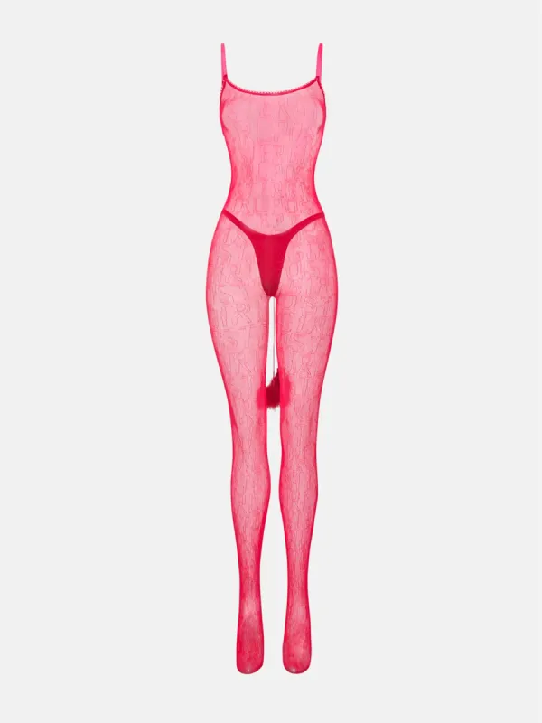 Minted Jumpsuit Red sold by Poster Girl