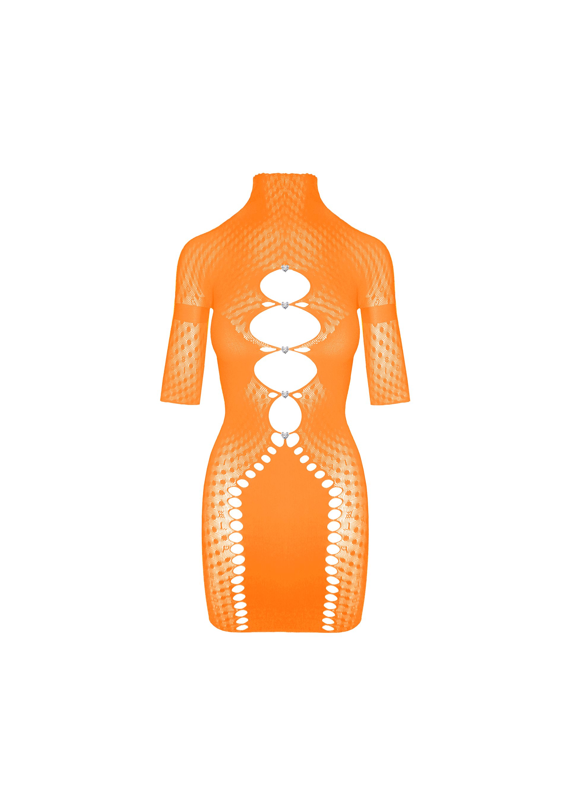 Pandora Dress in Tangerine sold by Poster Girl