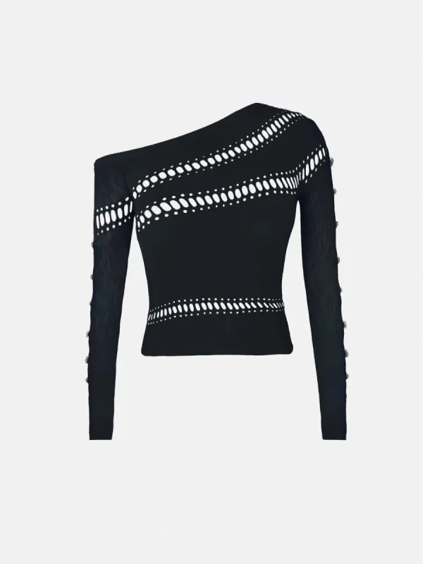 Ivy Top Black sold by Poster Girl