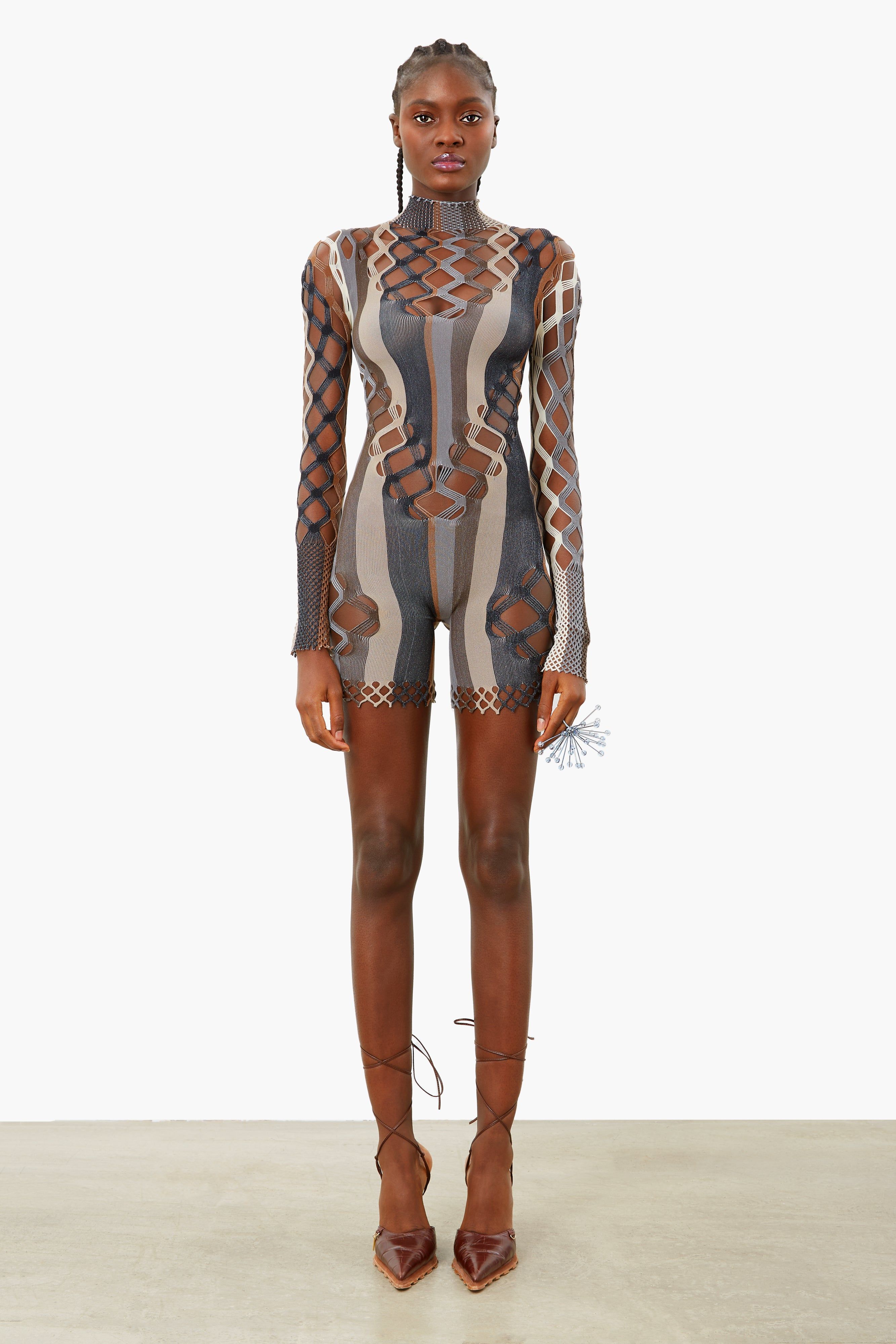 Bounty Playsuit Oyster Stripe sold by Poster Girl product image thumbnail 2