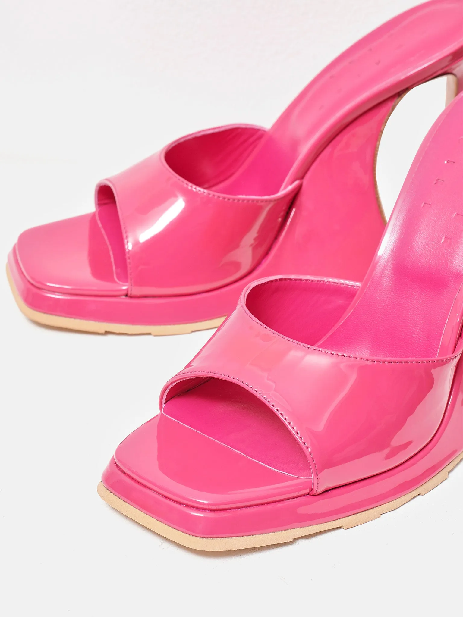 Ursula Mules Patent Leather Harlot Pink sold by Poster Girl product image thumbnail 4
