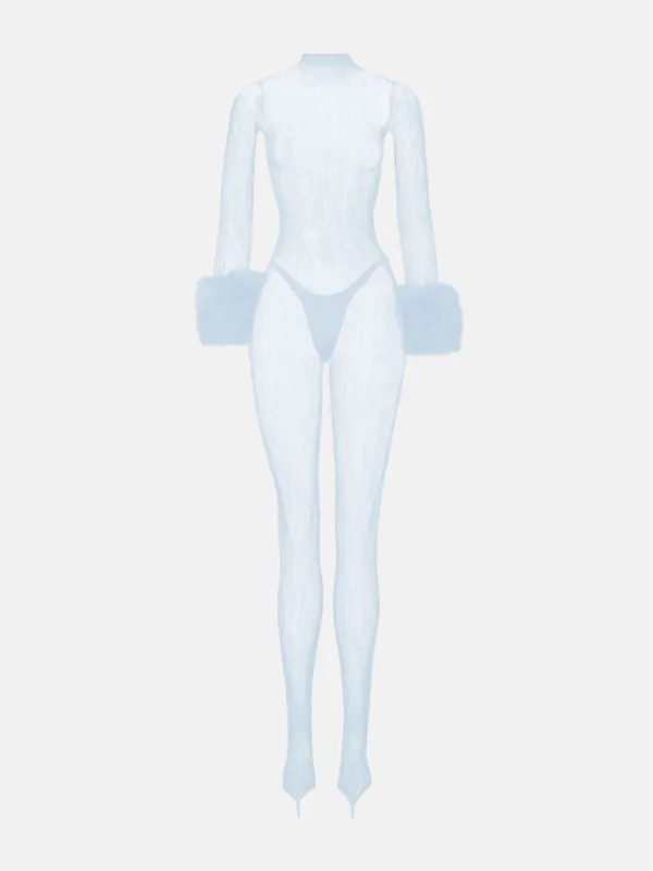 Trophy Jumpsuit Blue sold by Poster Girl