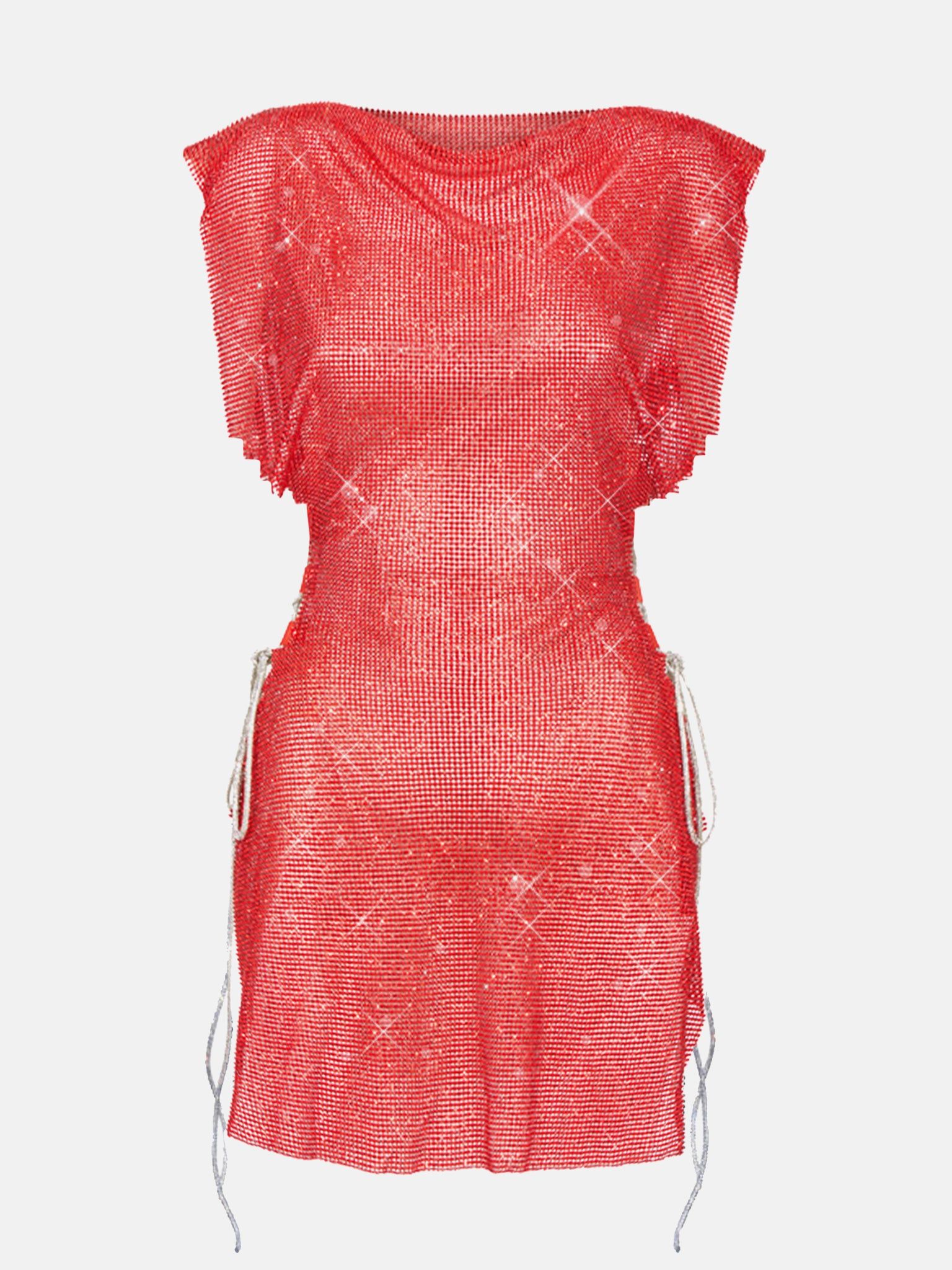 Rhinestoned Bamm Bamm Dress Sherry Spritz sold by Poster Girl