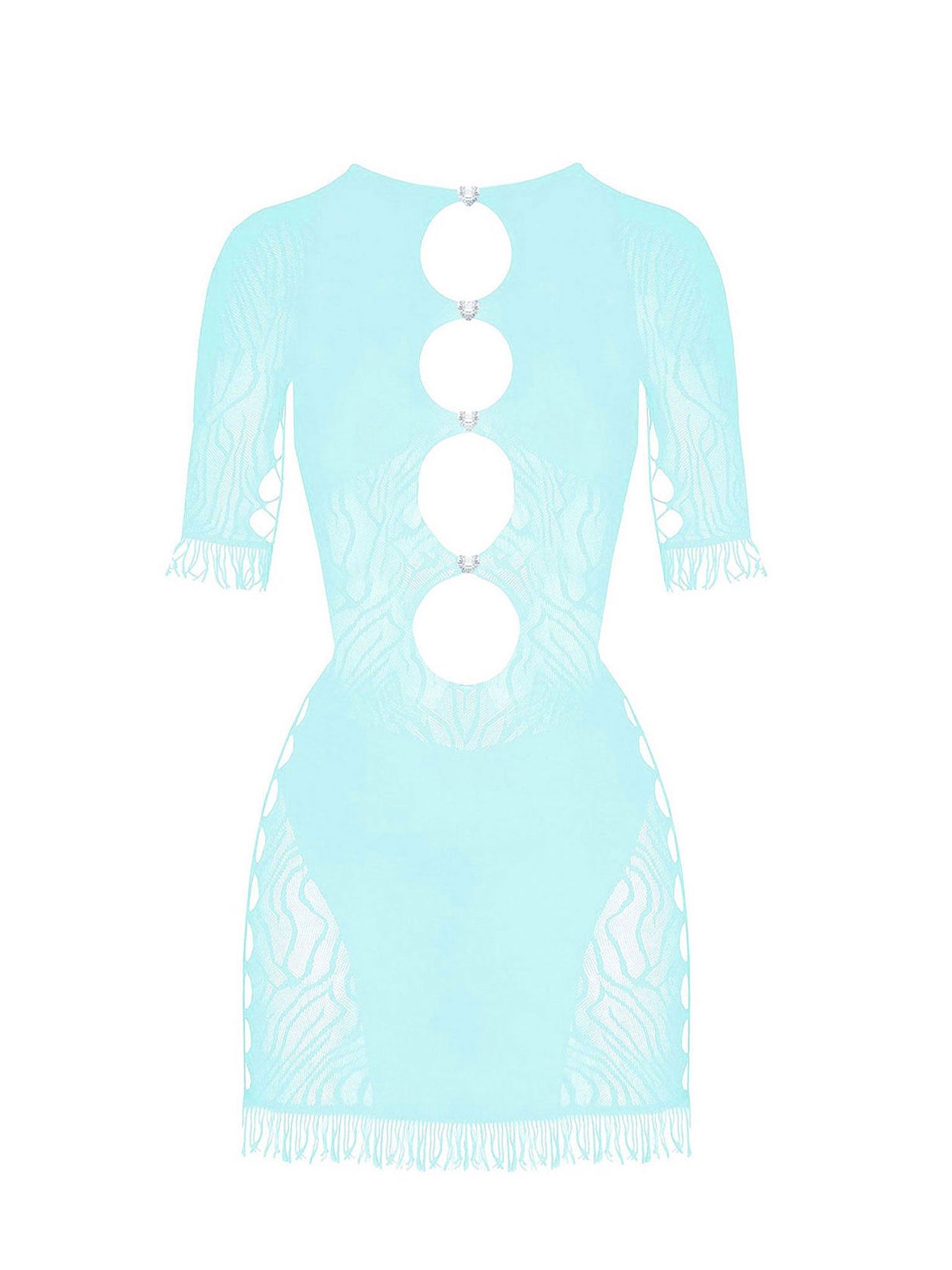 Miranda Dress Soft Turquoise sold by Poster Girl